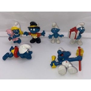 1980 Smurfs Schleich Hong Kong Peyo 1965 Vintage Swim 1979 1984 1976 Smurfette